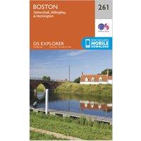 Explorer 261 Boston Map With Digital Version, Orange