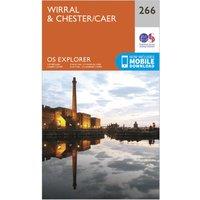Explorer 266 Wirral & Chester Map With Digital Version, Orange