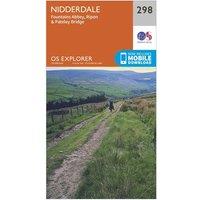 Explorer 298 Nidderdale Map With Digital Version, Orange
