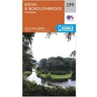 Explorer 299 Ripon & Boroughbridge Map With Digital Version, Orange