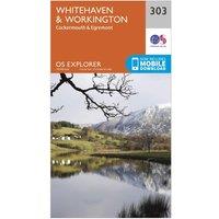 Explorer 303 Whitehaven & Workington Map With Digital Version, Orange