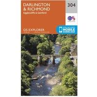 Explorer 304 Darlington & Richmond Map With Digital Version, Orange