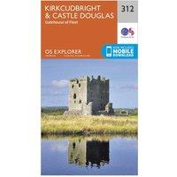 Explorer 312 Kirkcudbright & Castle Douglas Map With Digital Version, Orange