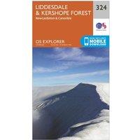 Explorer 324 Liddesdale & Kershope Forest Map With Digital Version, Orange