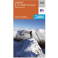 Explorer 330 Moffat & St Mary's Loch Map With Digital Version, Orange
