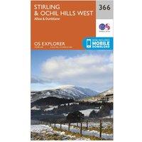 Explorer 366 Stirling & Ochil Hills Map With Digital Version, Orange