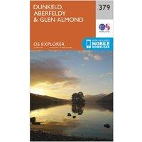 Explorer 379 Dunkeld, Aberfeldy & Glen Almond Map With Digital Version, Orange