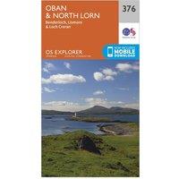Explorer 376 Oban & North Lorn Map With Digital Version, Orange