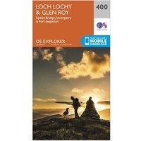 Explorer 400 Loch Lochy & Glen Roy Map With Digital Version, Orange