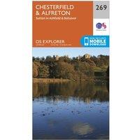 Explorer 269 Chesterfield & Alfreton Map With Digital Version, Orange