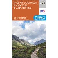 Explorer 428 Kyle of Lochalsh, Plockton & Applecross Map With Digital Version, Orange