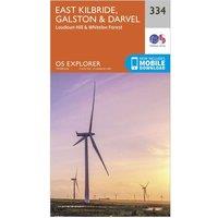 Explorer 334 East Kilbride, Galston & Darvel Map With Digital Version, Orange