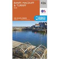 Explorer 426 Banff, Macduff & Turriff Map With Digital Version, Orange