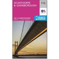 Landranger 112 Scunthorpe & Gainsborough Map, Pink