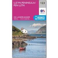 Landranger 123 Lleyn Peninsula Map With Digital Version, Pink