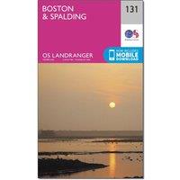 Landranger 131 Boston & Spalding Map With Digital Version, Pink