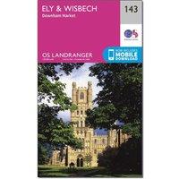 Landranger 143 Ely & Wisbech, Downham Market Map With Digital Version, Pink