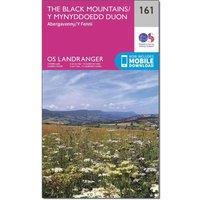 Landranger 161 The Black Mountains Map With Digital Version, Pink