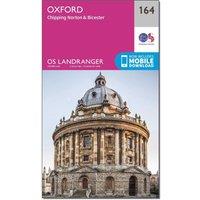 Landranger 164 Oxford, Chipping Norton & Bicester Map With Digital Version, Pink
