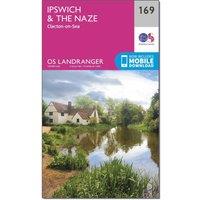 Landranger 169 Ipswich, The Naze & Clacton-on-Sea Map With Digital Version, Pink