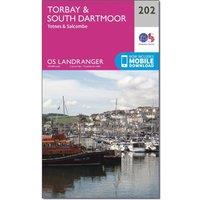 Landranger 202 Torbay & South Dartmoor, Totnes & Salcombe Map With Digital Version, Pink