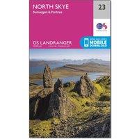 Landranger 23 North Skye Map, Pink