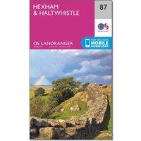 Landranger 87 Hexham & Haltwhistle Map With Digital Version, Pink