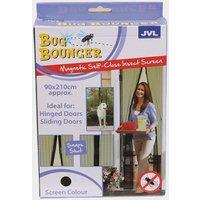 Bug Bouncer Door Insect Screen, Black