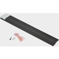 Fibreglass Replacement Pole Kit 9 Section 9.6mm, Black