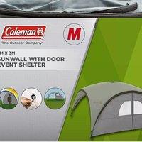 Sunwall With Door For FastPitch Event Shelter L, White