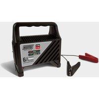 MP7406 6A 12V Compact Battery Charger, Black
