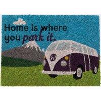 Campervan Door Mat, Multi Coloured