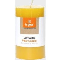 Citronella Pillar Candle, Orange