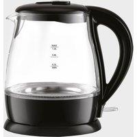 Low Wattage Light Up Glass Kettle, Black