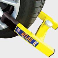 Atlas Caravan Wheel Clamp, Yellow