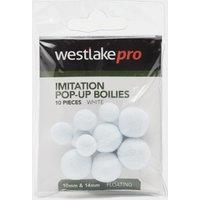 Imitation Popup Boilie 10-14mm White (10pcs), White