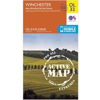Explorer Active OL32 Winchester, New Alresford & East Meon Map, Orange