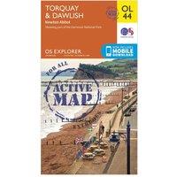 Explorer Active OL44 Torquay & Dawlish Map, Orange