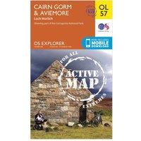 Explorer Active OL 57 Cairn Gorm & Aviemore Map, Orange