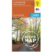 Explorer Active OL 8 Chichester Map, Orange