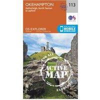 Explorer Active 113 Okehampton Map With Digital Version, Orange