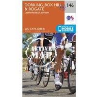 Explorer Active 146 Dorking, Box Hill & Reigate Map With Digital Version, Orange