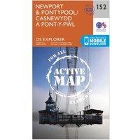 Explorer Active 152 Newport & Pontypool Map With Digital Version, Orange