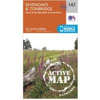 Explorer Active 147 Sevenoaks & Tonbridge Map With Digital Version, Orange