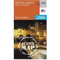 Explorer Active 155 Bristol & Bath Map With Digital Version, Orange