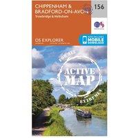 Explorer Active 156 Chippenham & Bradford-on-Avon Map With Digital Version, Orange