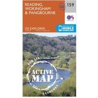 Explorer Active 159 Reading, Wokingshire & Pangbourne Map With Digital Version, Orange