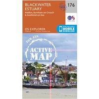 Explorer Active 176 Blackwater Estuary Map With Digital Version, Orange