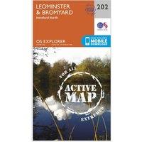 Explorer Active 202 Leominster & Bromyard Map With Digital Version, Orange