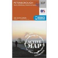 Explorer Active 227 Peterborough Map With Digital Version, Orange